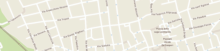 Mappa della impresa perego luisa a LISSONE