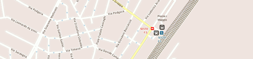 Mappa della impresa la rosa aldo maria antonio a MILANO