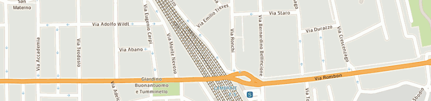 Mappa della impresa bema srl a MILANO