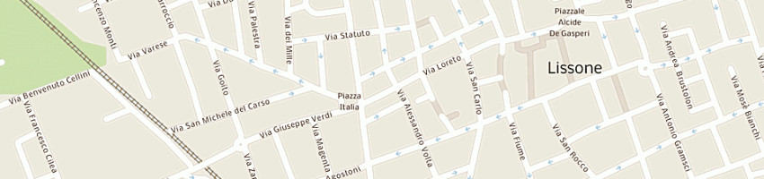 Mappa della impresa credito bergamasco spa a LISSONE
