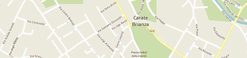 Mappa della impresa socrate snc di carlo tronca e mariarosaria quinterno a CARATE BRIANZA