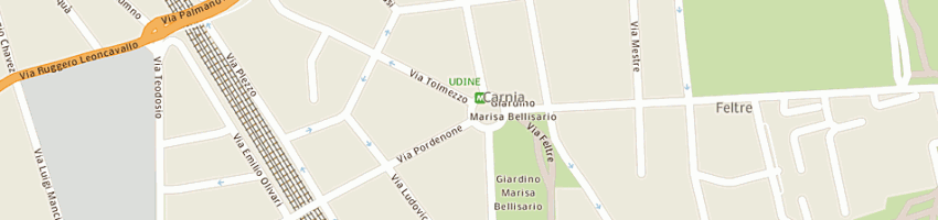Mappa della impresa andrew bar sas di di clemente andrea e c a MILANO