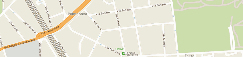 Mappa della impresa infront advanced media solutions srl a MILANO