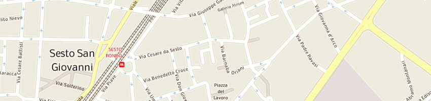 Mappa della impresa coop di servizio taxi sesto san giovanni scarl a SESTO SAN GIOVANNI