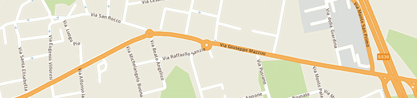 Mappa della impresa achillea srl a MUGGIO 