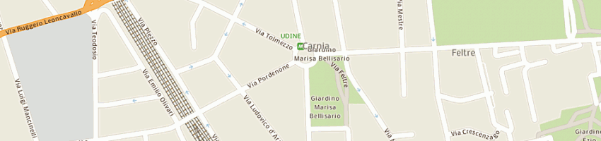 Mappa della impresa samas sas di brusati sara e c a MILANO