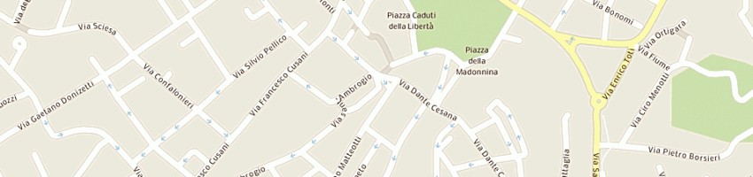 Mappa della impresa colciago attilio adriano a CARATE BRIANZA
