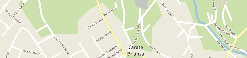 Mappa della impresa falegnameria brianza di cesana roberto e c snc a CARATE BRIANZA