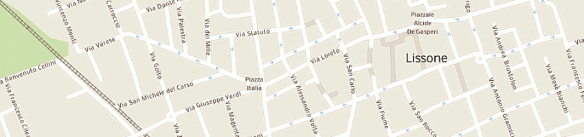 Mappa della impresa profumeria sanvito di sanvito camillo e c snc a LISSONE