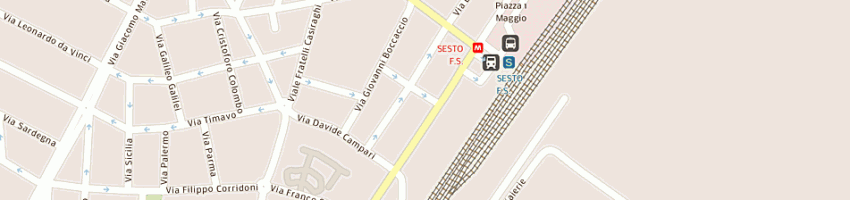 Mappa della impresa festema srl a MILANO