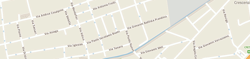 Mappa della impresa onoranze funebri del monaco srl a MILANO