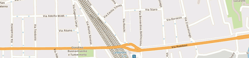 Mappa della impresa elcom sas di ercole de giorgi e c a MILANO