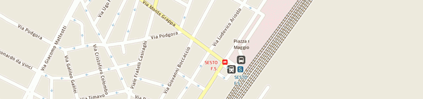 Mappa della impresa specchio gerardo a SESTO SAN GIOVANNI