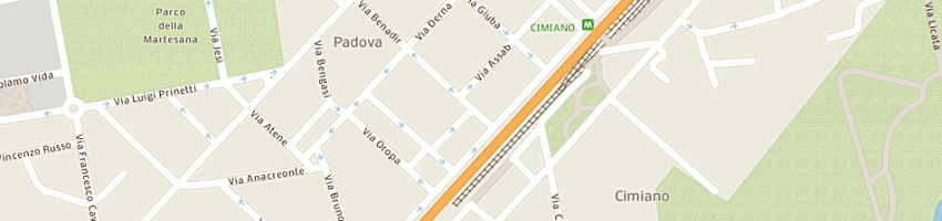 Mappa della impresa cre mar sas di iazzani marco e c a MILANO