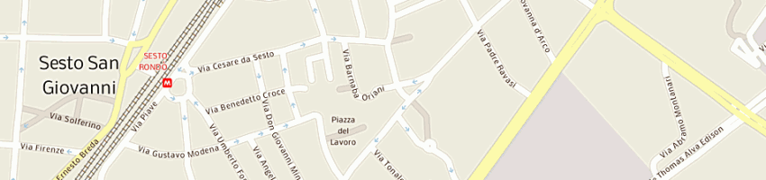 Mappa della impresa all service sas di palombi laura e c a SESTO SAN GIOVANNI