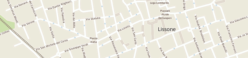 Mappa della impresa vismara sas di vismara valentina e c a LISSONE