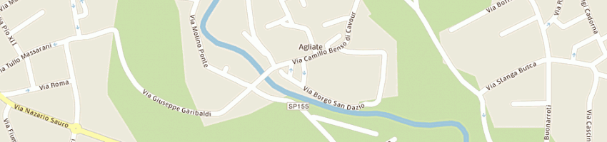 Mappa della impresa galimberti piera franca a CARATE BRIANZA