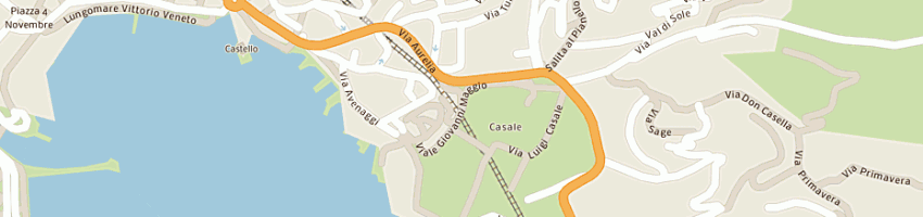 Mappa della impresa porticciolo di l golfari e c sas a RAPALLO