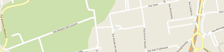 Mappa della impresa presto chef di jannacci tiziano a MONZA