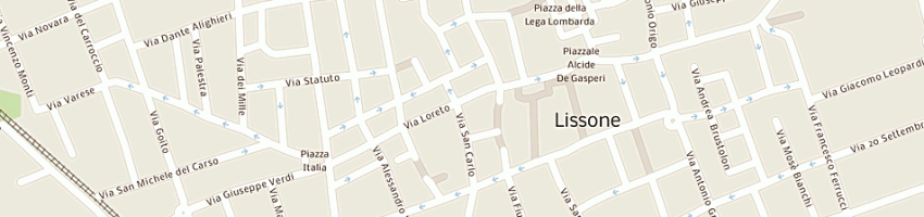 Mappa della impresa bottega del regalo a LISSONE