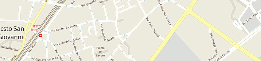 Mappa della impresa mcg marketing communication group (srl) a SESTO SAN GIOVANNI