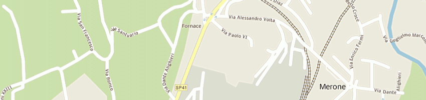 Mappa della impresa centro sportivo merone srl a MERONE