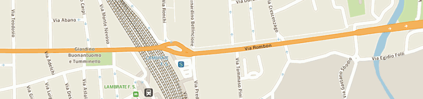 Mappa della impresa carema (srl) a MILANO