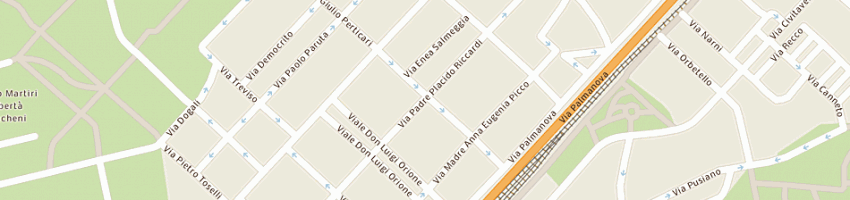 Mappa della impresa fusari monica a MILANO