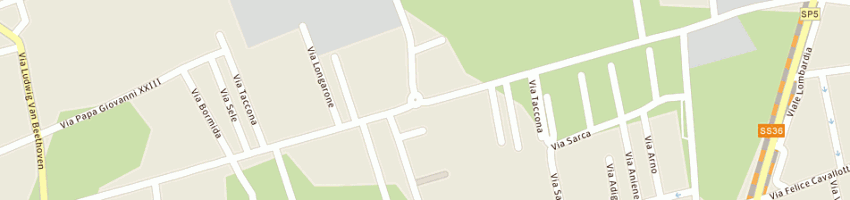 Mappa della impresa centralgas nord srl a MONZA