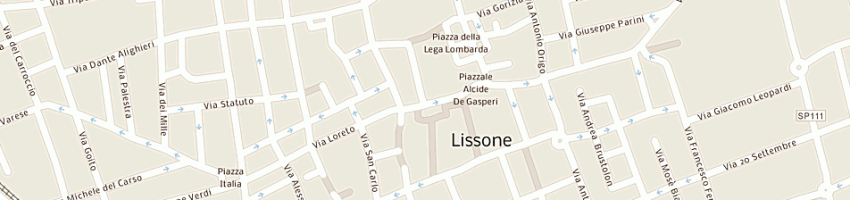 Mappa della impresa banca antonveneta spa a LISSONE