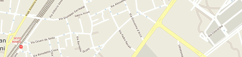 Mappa della impresa androne autotrasporti a SESTO SAN GIOVANNI