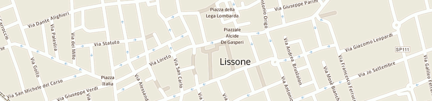 Mappa della impresa banca antonveneta spa a LISSONE
