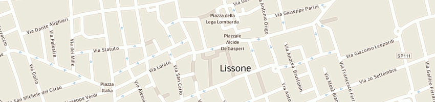 Mappa della impresa castagnetti daniele a LISSONE