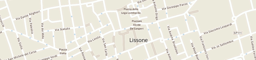 Mappa della impresa arosio e consonni di arosio massimo a LISSONE