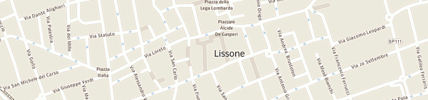 Mappa della impresa eredi villa pietro snc di villa massimo e c a LISSONE
