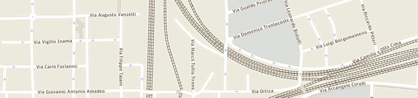 Mappa della impresa euroclean service srl a MILANO