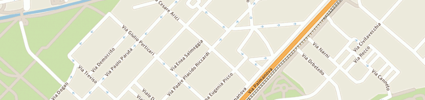Mappa della impresa carrera snc di carrera a e crespi rosa a MILANO
