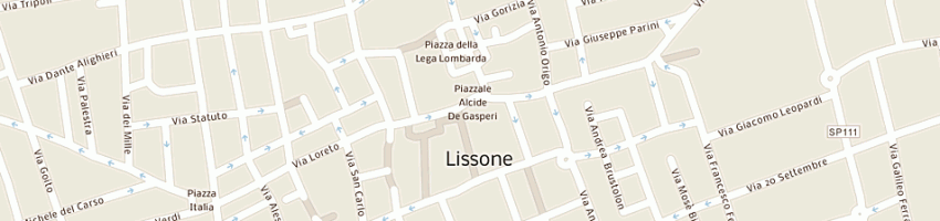 Mappa della impresa frou line sas di marchiaro marco e c a LISSONE