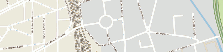 Mappa della impresa bar pino sas di grazia zocco a MILANO