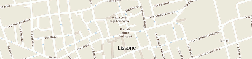 Mappa della impresa limoni spa a LISSONE