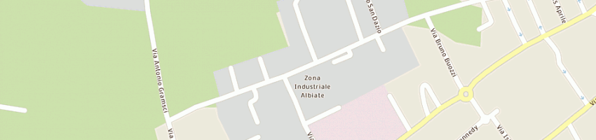 Mappa della impresa euro impianti industriali srl a ALBIATE