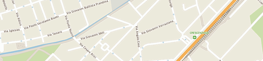 Mappa della impresa palma franco snc di palma alberto e c a MILANO