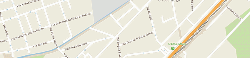 Mappa della impresa sae di ronchetti roberta e c sas a MILANO