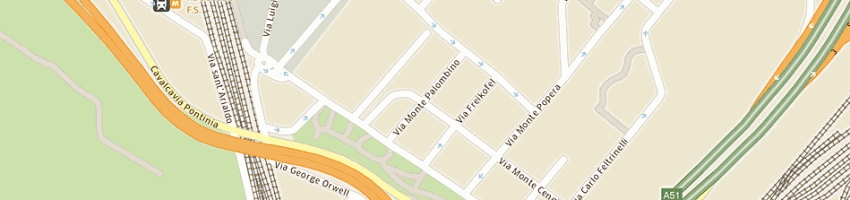 Mappa della impresa dimaprint sas di marcella di garbo e c a MILANO