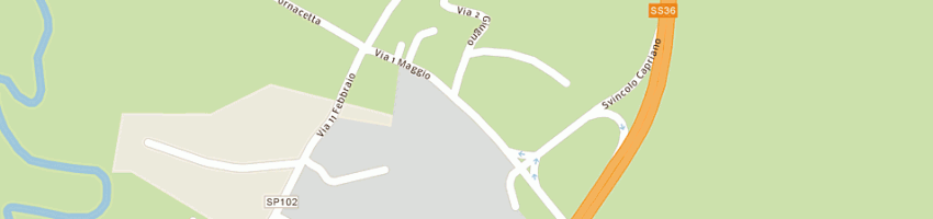 Mappa della impresa lisa alluminio di rovelli de c sas a BRIOSCO