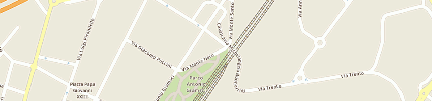 Mappa della impresa curci mario a MILANO