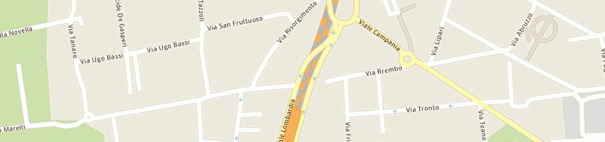 Mappa della impresa poste italiane a MONZA