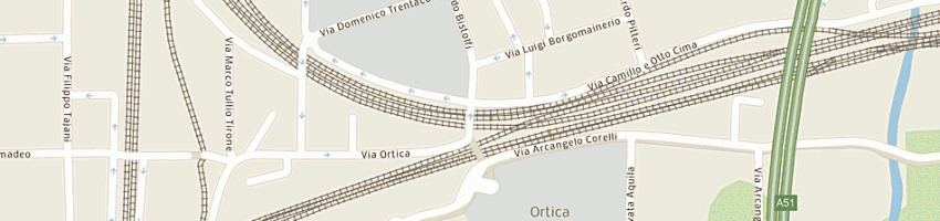 Mappa della impresa fioni luca a MILANO
