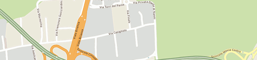 Mappa della impresa eventum e banqueting srl a CINISELLO BALSAMO