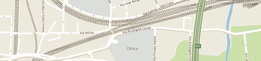 Mappa della impresa autolavaggio furiati snc di angelo furiati e c a MILANO